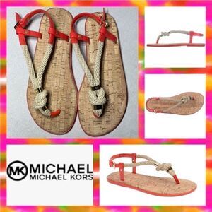 NWOB MSRP $69 MICHAEL KORS HOLLY JELLY SANDALS Women's Size 7